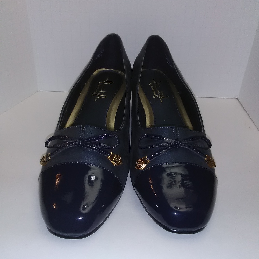 Soft Style Hush Puppies Womens Shoes Size 7W Blue